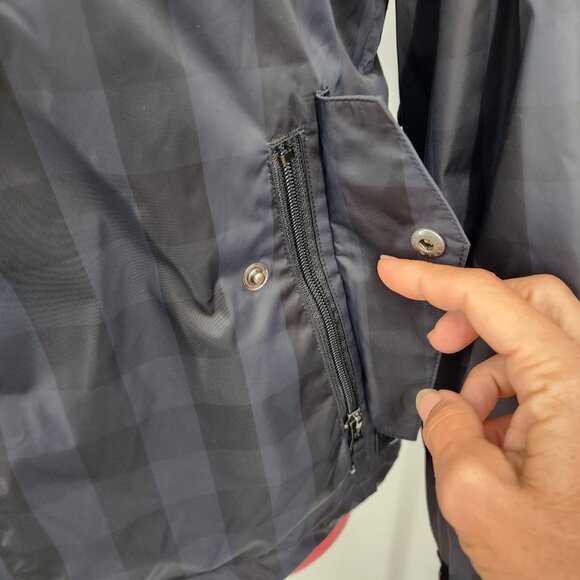 BURTON Dutchess Insulated Black Tone On Tone Plaid Snowboard Jacket M NWT - Picture 3 of 16